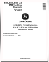 John Deere S760, S770, S780 and S790 Combines (South America, SN. from 140100) Diagnostic Manual (TM808619)