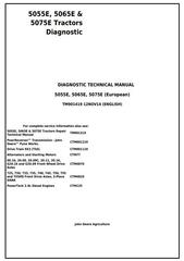 TM901419 - John Deere 5055E, 5065E & 5075E Europeran Tractors Diagnosis and Tests Service Manual