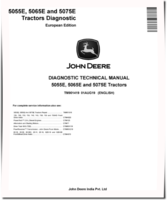 John Deere 5055E, 5065E and 5075E Tractors (European Edition) Diagnostic Manual (TM901419)