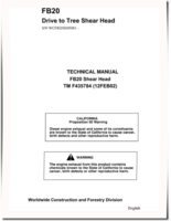 John Deere FB20 (SN: WCFB20X005001-) Drive to Tree Shear Head Technical Manual (TMF435784)