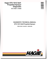 Hagie STS10 and STS12 (SN: 018001-018500) Self-Propelled Sprayers Diagnostic Manual (TMFA110419)