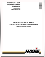 Hagie STS 10, STS 12 and STS 14 Self-Propelled Sprayers (SN: 017001-017500) Diagnostic Manual (TMFA111019)