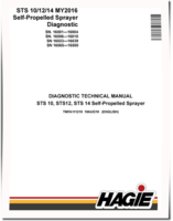 Hagie STS 10, STS 12 and STS 14 Self-Propelled Sprayers (SN: 016001-016500) Diagnostic Manual (TMFA111219)