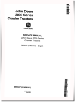 John Deere 2010 (SN: 042001-) Crawler Tractors Service Manual (sm2037)