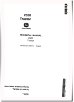 John Deere 2520 Tractors Technical Manual (tm1004)