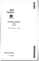 John Deere 4520 Row-Crop Tractors Technical Manual (tm1007)