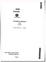 John Deere 4320 Row-Crop Tractors Technical Manual (tm1029)