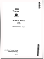 John Deere 6030 Row-Crop Tractors Technical Manual (tm1052)