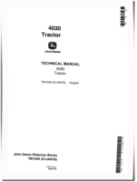 John Deere 4030 Row-Crop Tractors Technical Manual (tm1055)