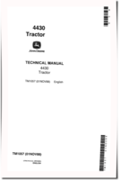 John Deere 4430 Row-Crop Tractors Technical Manual (tm1057)