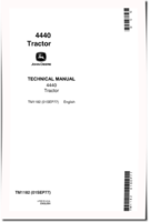 John Deere 4440 Row-Crop Tractors Technical Manual (tm1182)