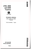 John Deere 2700, 2800 and 2900 Tractors Technical Manual (tm1564)