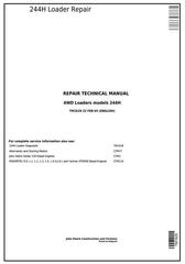 TM1629 - John Deere 244H 4WD Loader Service Repair Technical Manual