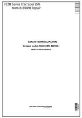 TM1674 - John Deere 762B Series II Scraper (SN. 818909-) Service Repair Technical Manual