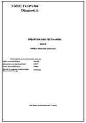TM1807 - John Deere 550LC excavator Diagnostic Operation and Test Service Manual