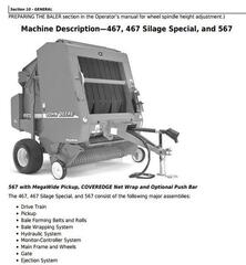 TM1874 - John Deere 447, 457, 467 Silage Special, 547, 557, 567 Round Balers (SN.-300000) Repair Manual
