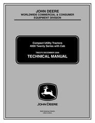 TM2370 - John Deere 4120,4320,4520,4720(SN.120001-670000) Compact Utility Tractors w.Cab Technical Manual