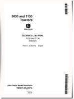 John Deere 3030 and 3130 Tractors set of Service Manuals (tm4277)