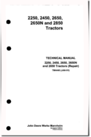 John Deere 2250, 2450, 2650, 2650N and 2850 Tractors Service Repair Technical manual (tm4440)