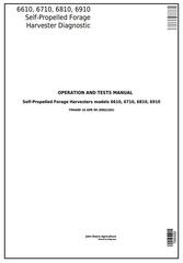 TM4489 - John Deere 6610, 6710, 6810, 6910 Self-Propelled Forage Harvester Diagnostic Service Manual