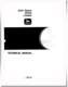 John Deere 444 and JD444 Wheel Loaders Technical Manual (TM1162)