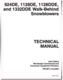 John Deere 1128DDE, 1128DE, 1332DDE and 924DE Walk-Behind Snowblowers Technical Manual (TM1867)