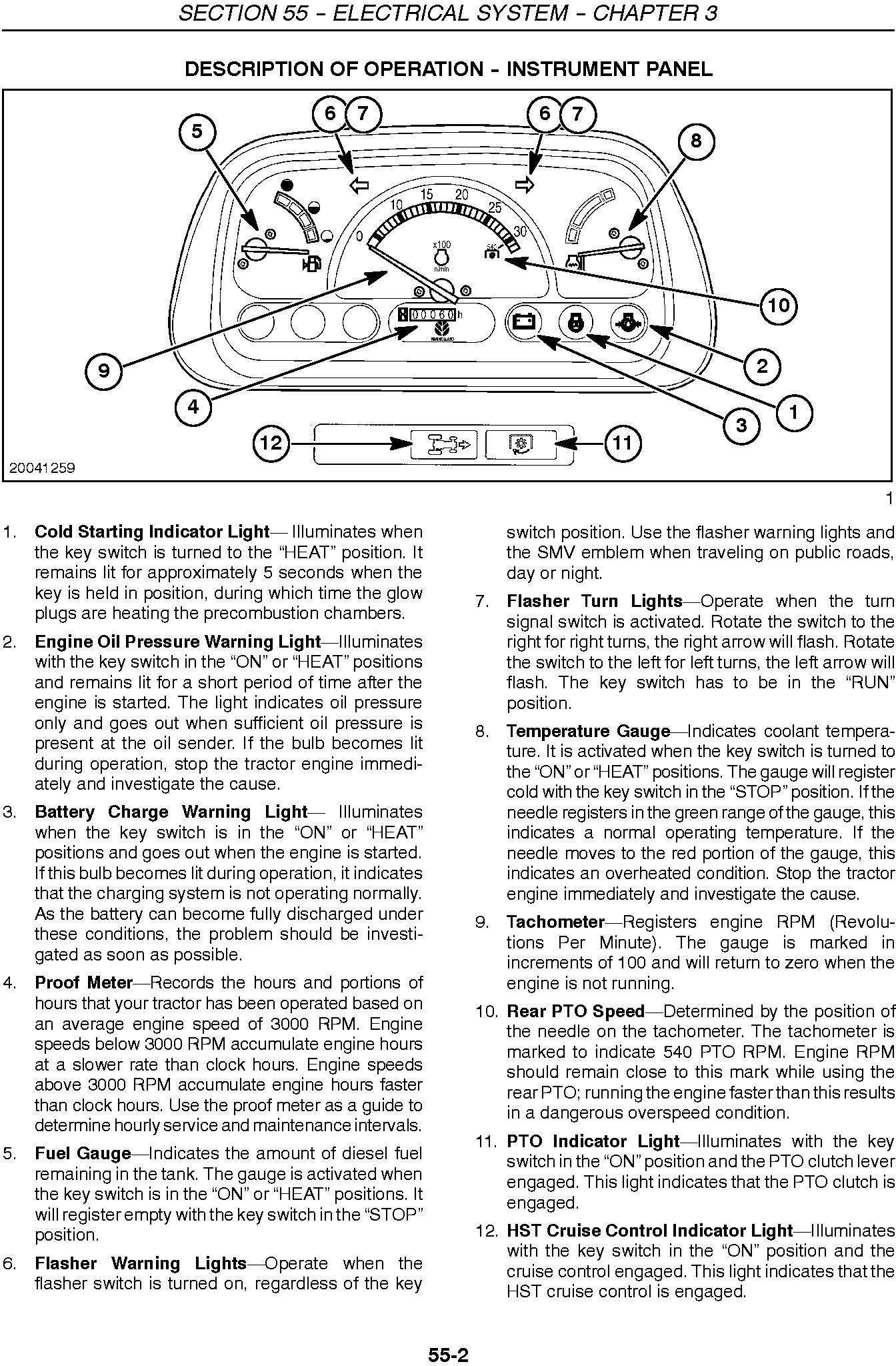 New Holland T1010, T1030, T1110 Tractor Service Manual - 3