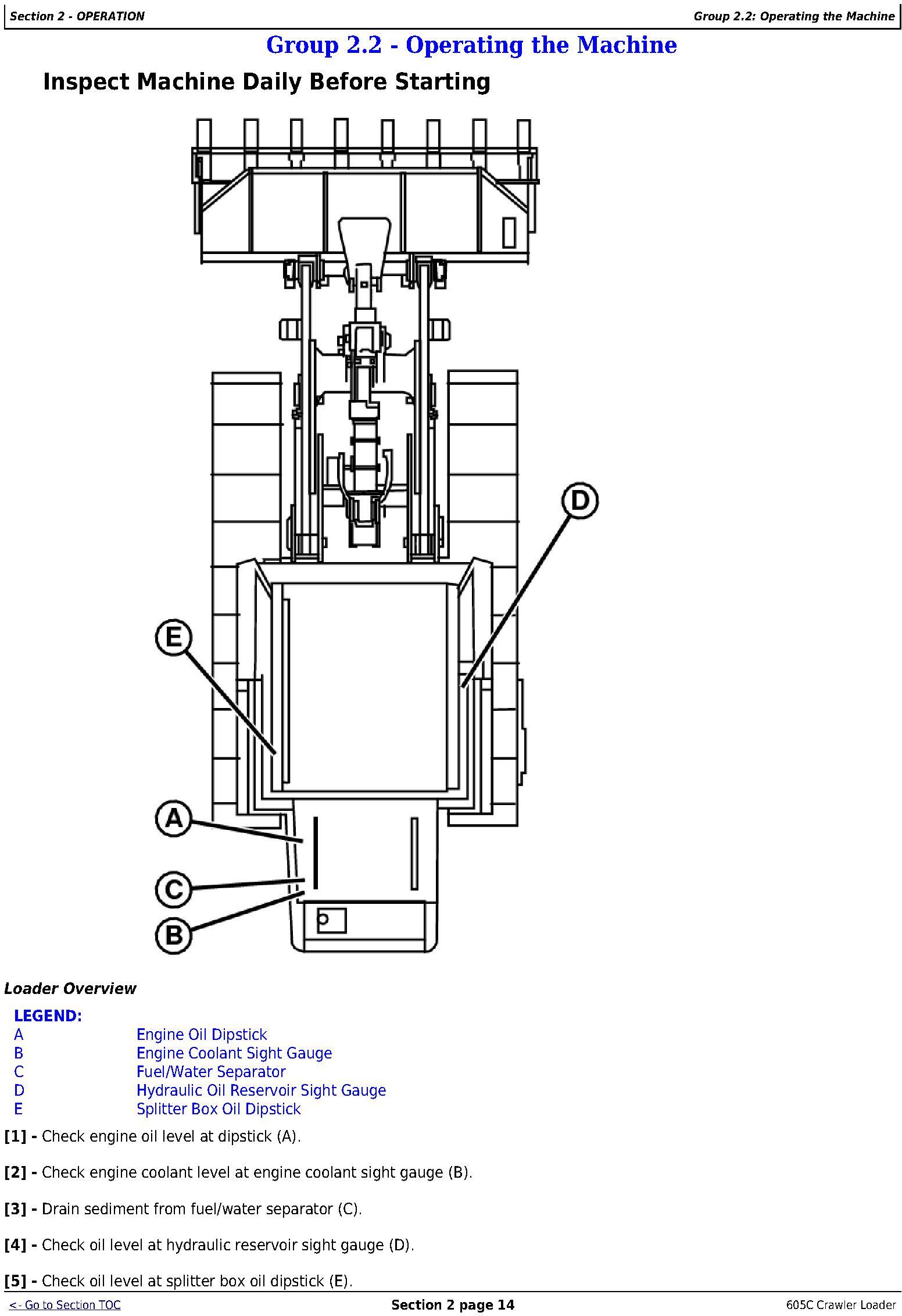 OMT217598 - John Deere 605C Crawler Loader Operators Manual - 3