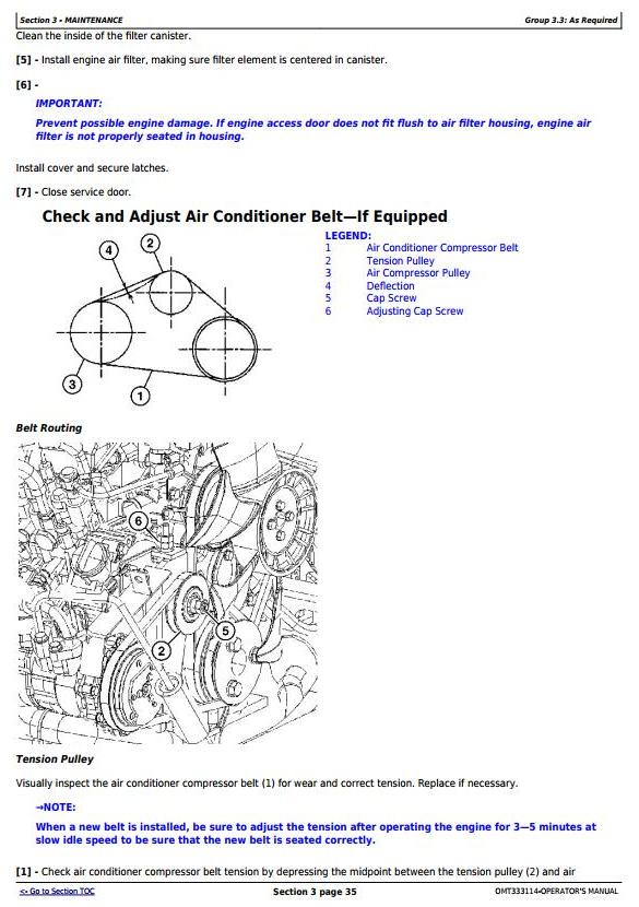 OMT333114 - John Deere 50G Compact Excavator w.FT4 engine (SN.H280001-) Operate & Maintenance Manual - 2