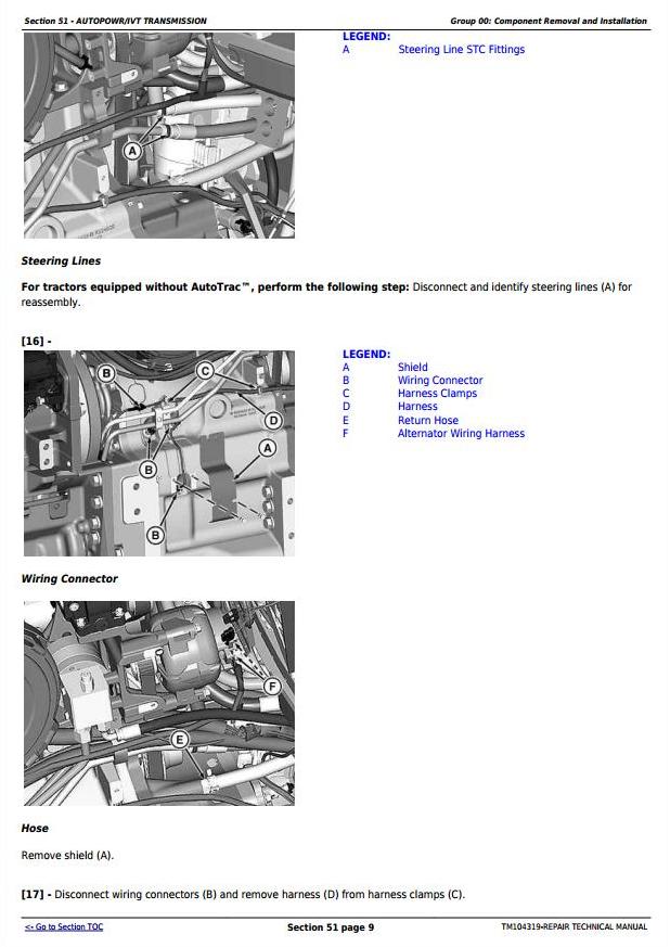 TM104319 - John Deere 8225R, 8245R, 8270R, 8295R, 8320R, 8345R Tractors Service Repair Technical Manual - 1