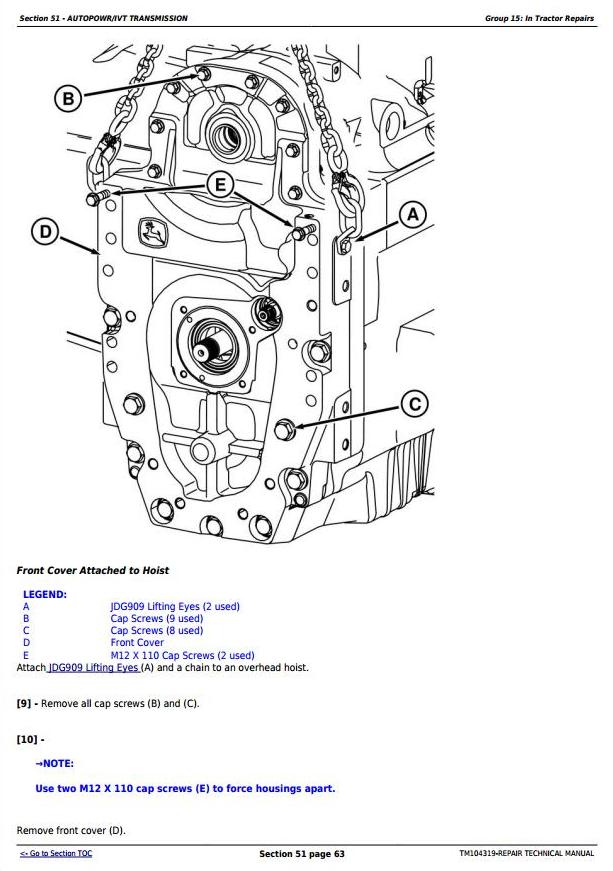 TM104319 - John Deere 8225R, 8245R, 8270R, 8295R, 8320R, 8345R Tractors Service Repair Technical Manual - 2
