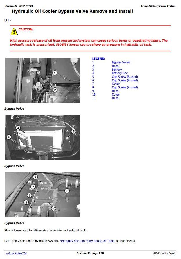 TM10761 - John Deere 60D Compact Excavator Service Repair Technical Manual - 2