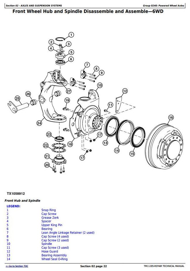 TM11205 - John Deere 670G, 670GP, 672G, 672GP (SN.-634753) Motor Grader Service Repair Technical Manual - 1