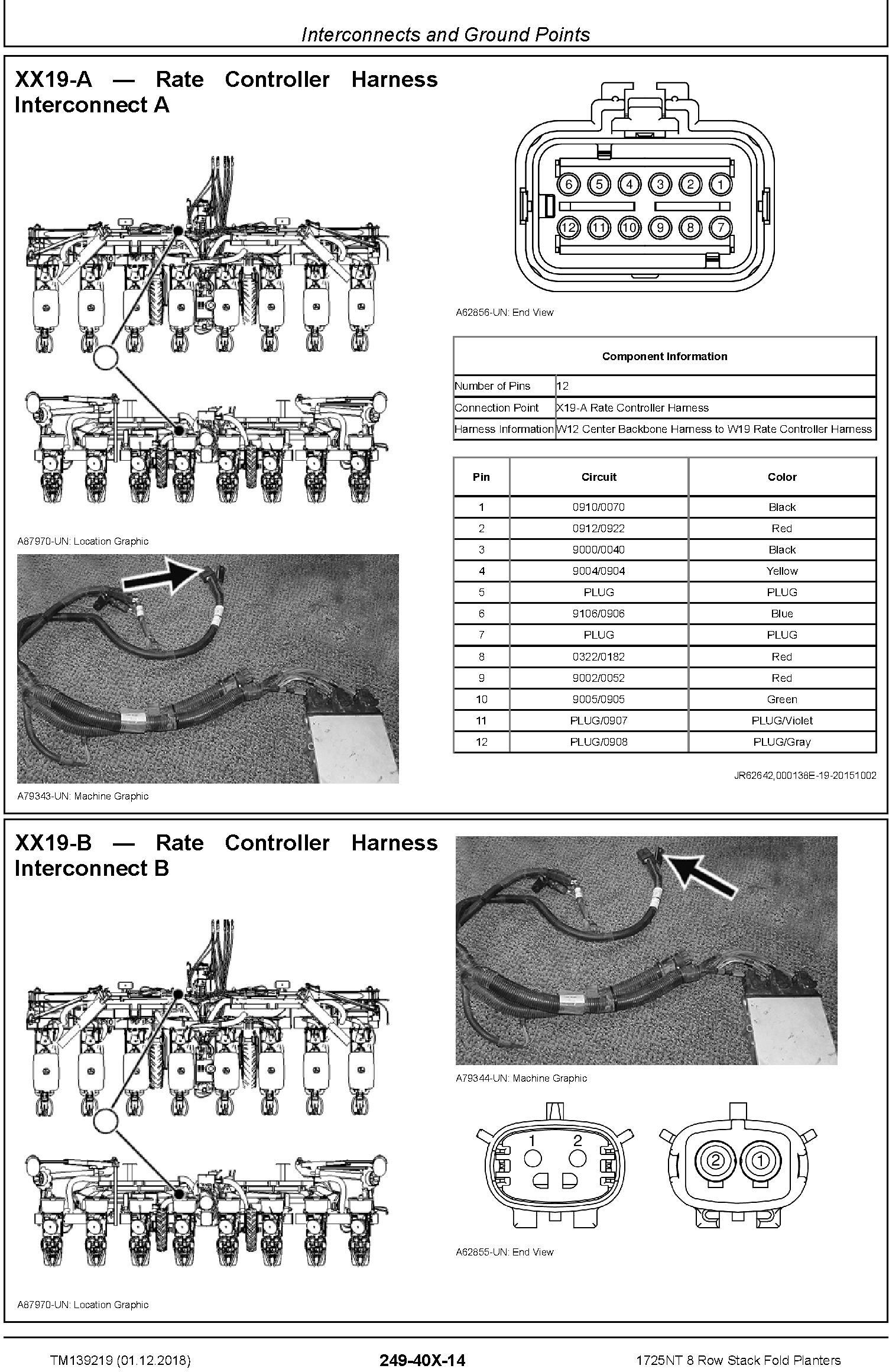 John Deere 1725NT 8 Row Stack Fold Planters Diagnostic Technical Service Manual (TM139219) - 2