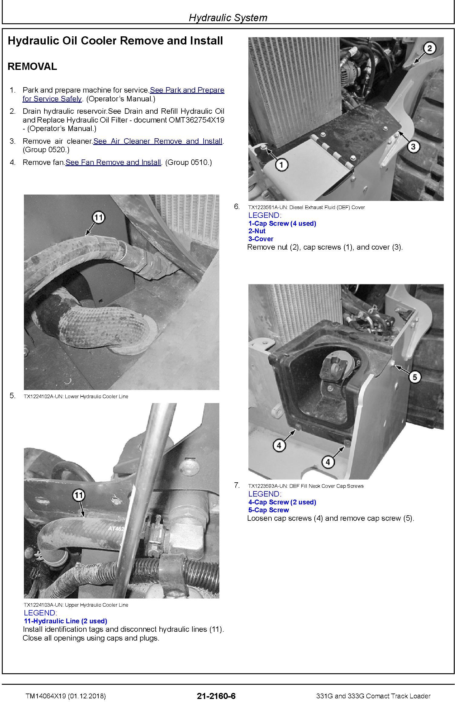 John Deere 331G and 333G Comact Track Loader Repair Service Manual (TM14064X19) - 3