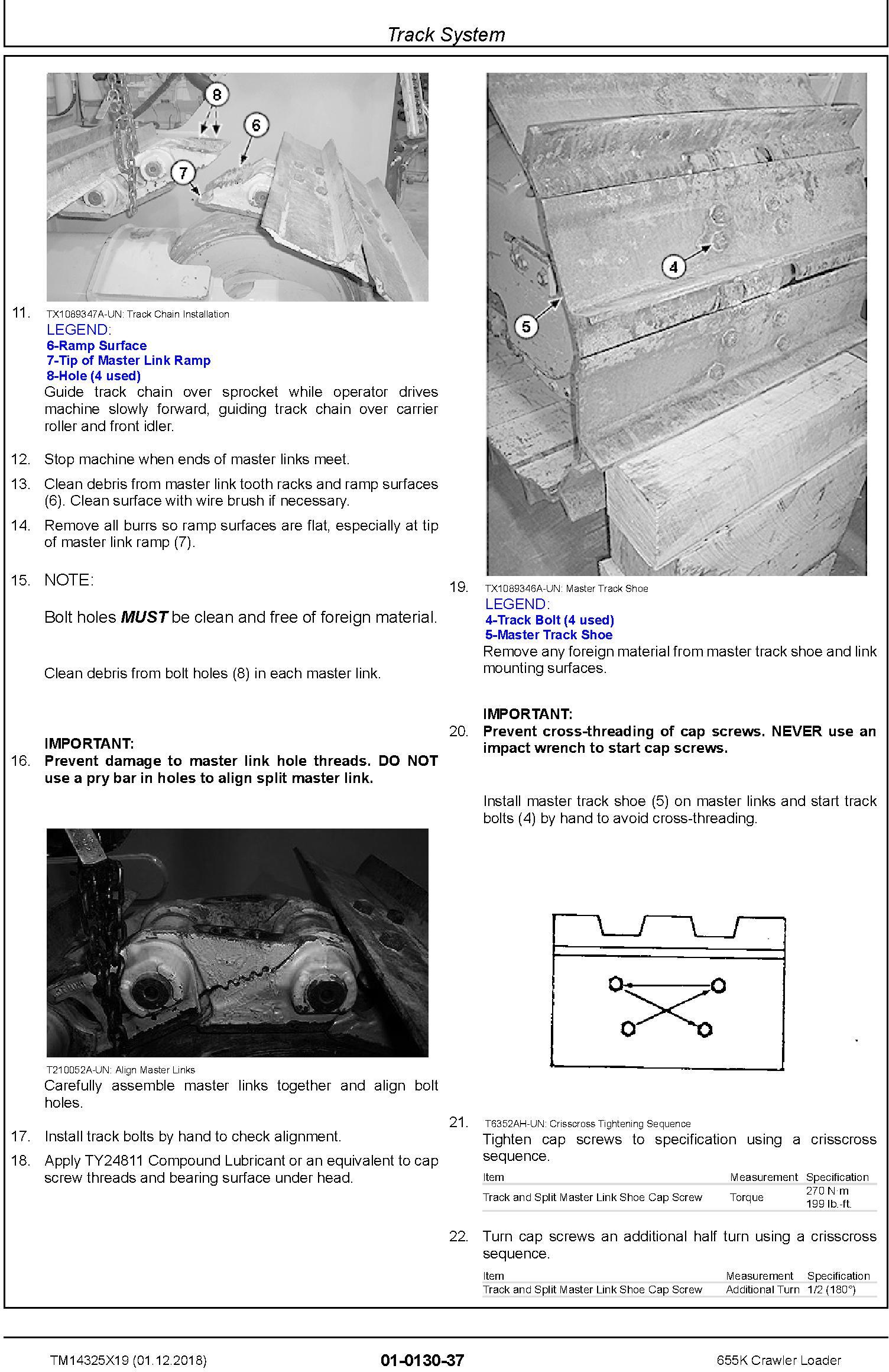 John Deere 655K Crawler Loader Repair Technical Manual (TM14325X19) - 2