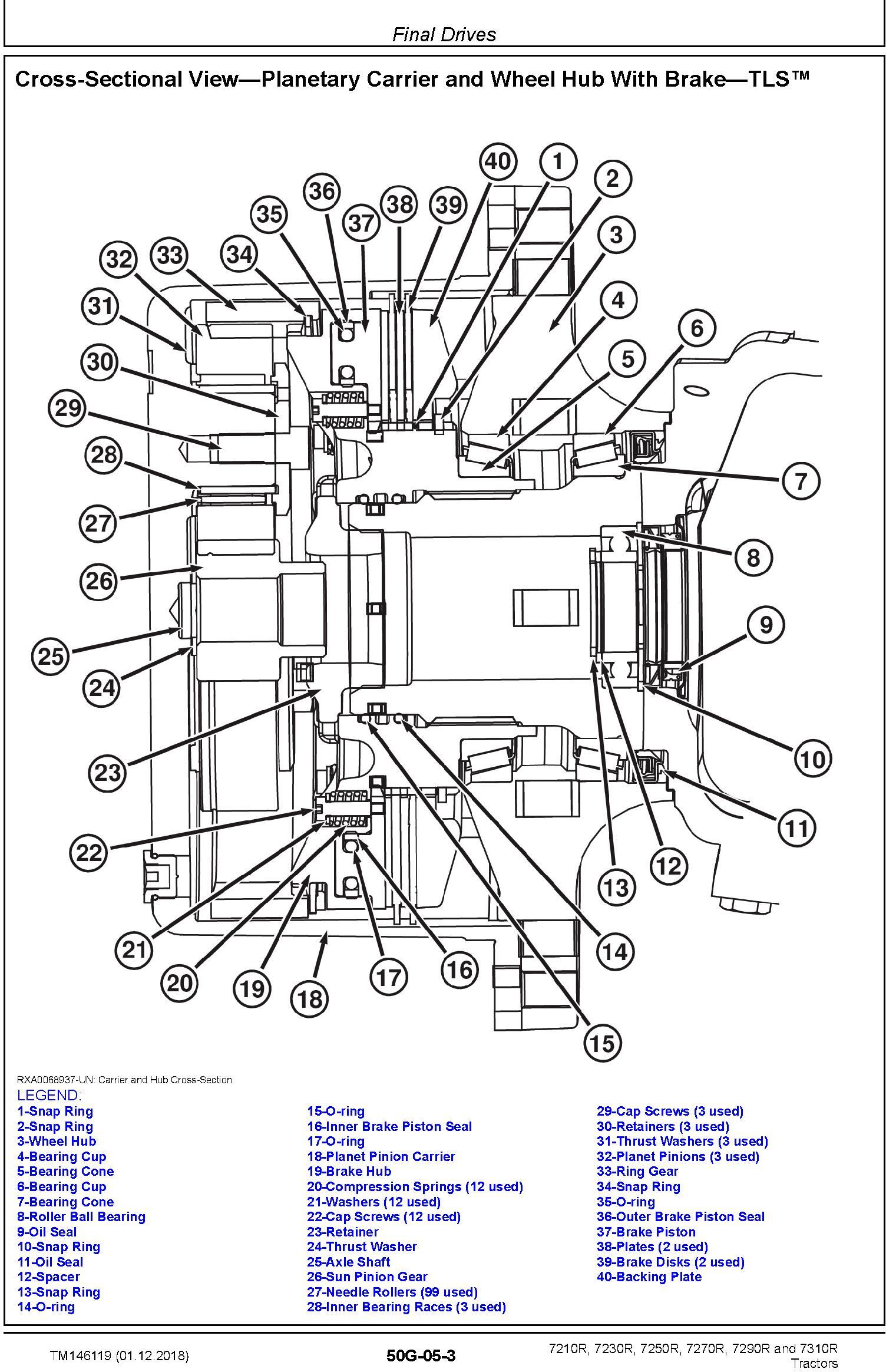 John Deere 7210R 7230R 7250R 7270R 7290R 7310R Tractor (SN.094000-) Repair Technical Manual TM146119 - 3