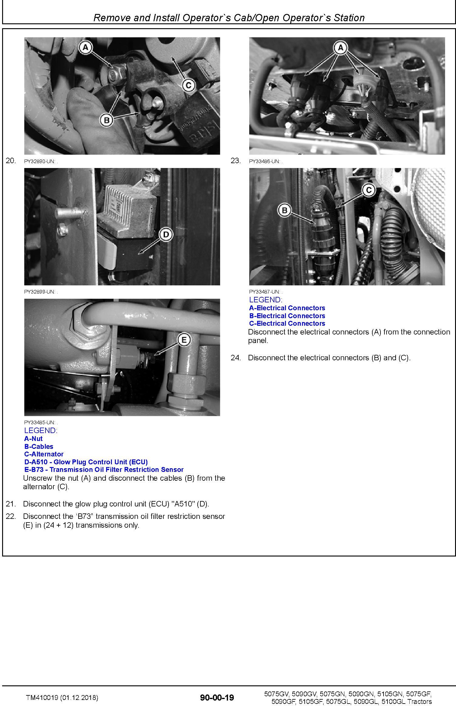 John Deere 5075GF/L/N/V, 5090GF/L/N/V, 5100GL, 5105GF/N Tractors Repair Technical Manual (TM410019) - 3