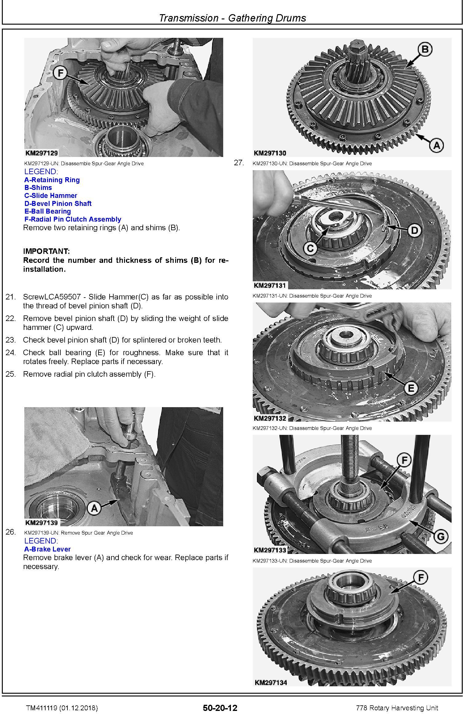 John Deere 778 Rotary Harvesting Unit (SN. 127522-) Technical Manual (TM411119) - 3
