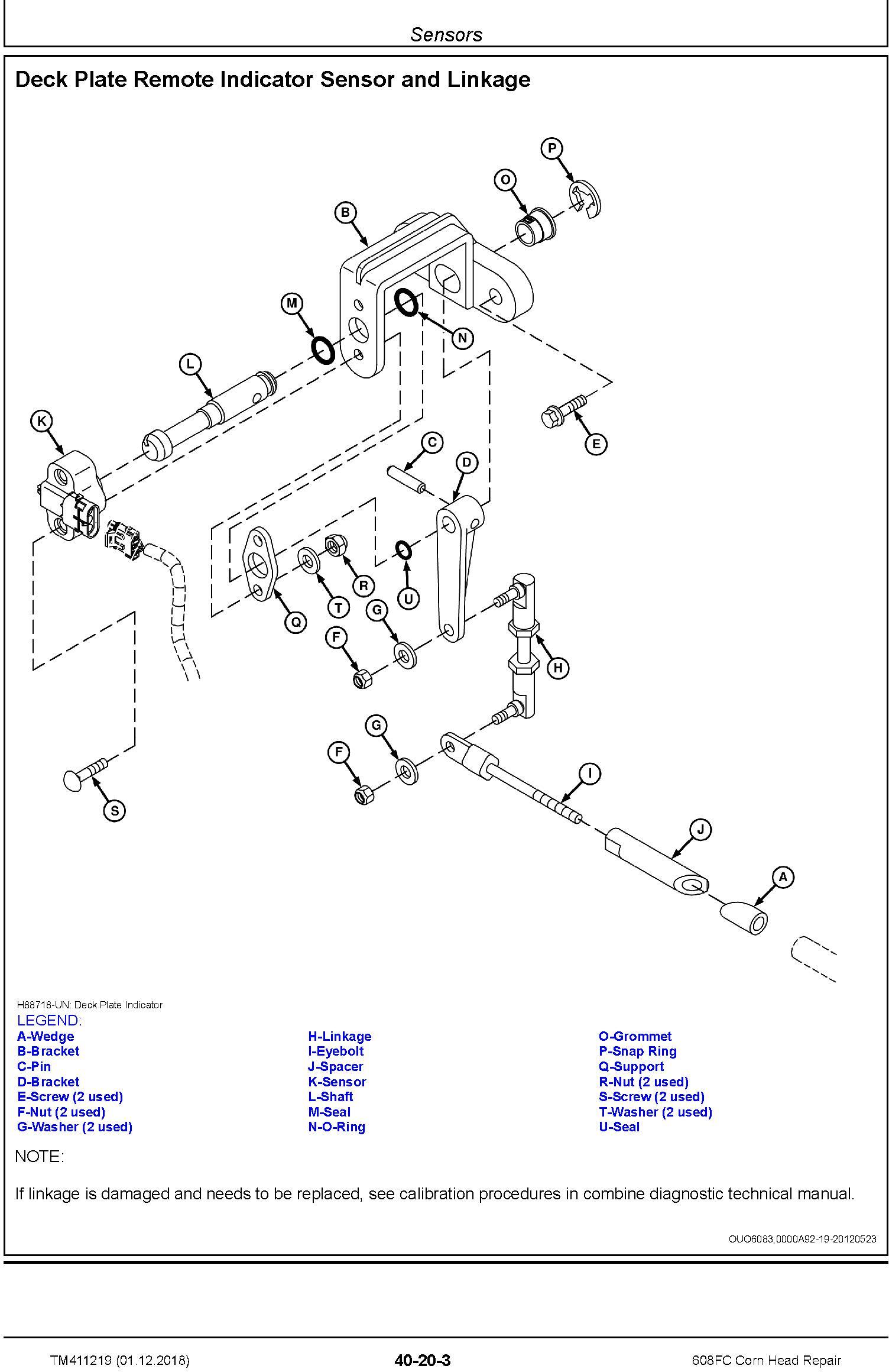 John Deere 608FC Corn Head Repair Technical Manual (TM411219) - 3