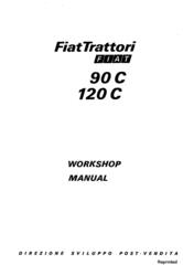 Fiat 90C, 120C Crawler Tractor Service Manual (6035418000)