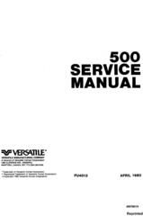 Ford Versatile 500 4WD Tractor (1977-79) Complete Service Repair Manual (PU4013)