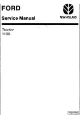Ford 1100, 1200, 1300, 1500, 1700, 1900 Tractor Complete Service Manual (SE3771)