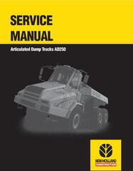 New Holland AD250 Articulated Dump Truck Service Manual