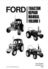 Ford 2910, 3910, 4110, 4610, 5610, 6610, 6710, 7610, 7710, 8210 Tractors Service Manual