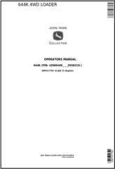 OMT317763 - John Deere 644K 4WD Loader (SN. from F658218) Operators Manual