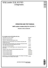 TM10230 - John Deere 624J 4WD Loader (SN.from 611797) Diagnostic, Operation and Test Service Manual