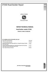 TM10422 - John Deere 3754D Road Builder Service Repair Technical Manual