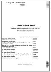 TM10849 - John Deere 310SJ Backhoe Loader (S.N. from 159760) Service Repair Technical Manual