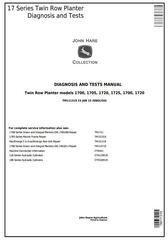 TM111319 - John Deere 1700, 1705, 1720, 1725 Twin Row Planter Diagnostic and Tests Service Manual